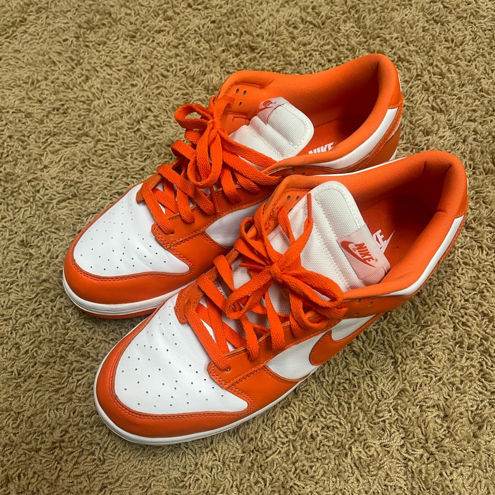 Men’s size “13 US” Nike dunk low “Syracuse” Orange